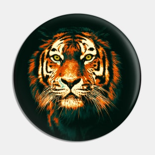 Tiger Head Pop art 1 Pin