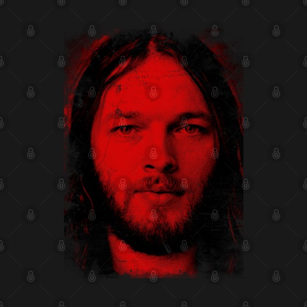 red vintage David Gilmour by TimTimMarket