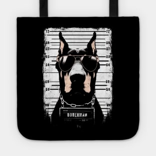 Doberman Mugshot Tote