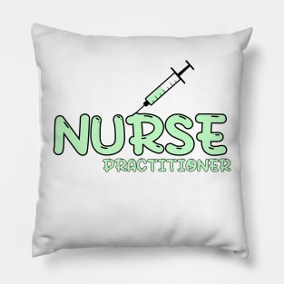 Nurse Practitioner (NP) Green Pillow