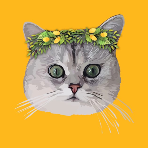 Flower Cat by thedailysoe