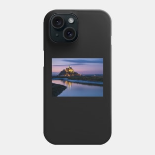 Mont St Michel Lights at Night Phone Case