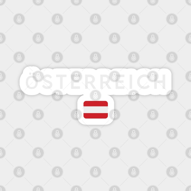 Austria flag, austrian flag Magnet by eka123