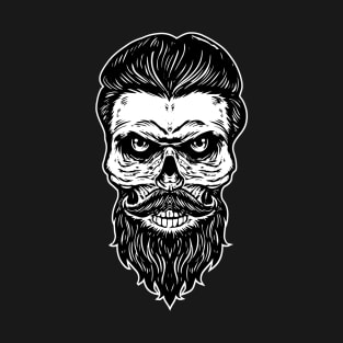 Skull with Beard T-Shirt