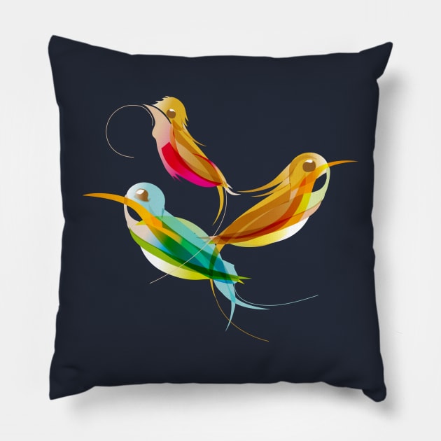 birds Pillow by masslos