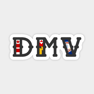 Old School DMV Magnet