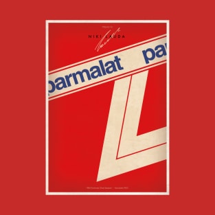 Niki Lauda Formula 1 Helmet Tribute T-Shirt