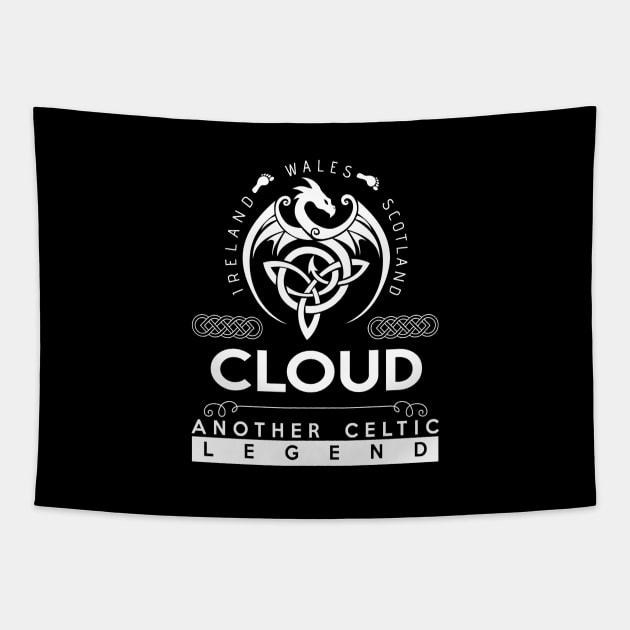 Cloud Name T Shirt - Another Celtic Legend Cloud Dragon Gift Item Tapestry by harpermargy8920