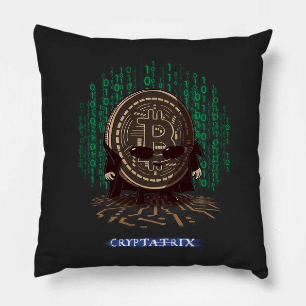 Cryptatrix Pillow by 2mz