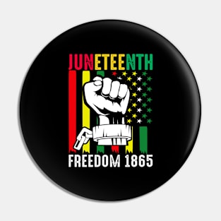 Junetennth Freedom 1865 Celebrate Junetennth day Pin