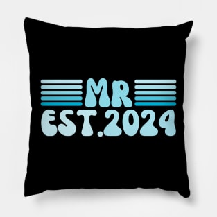 Mr est 2024 Groovy Pillow