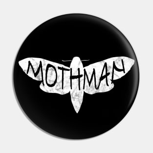 Mothman - Point Pleasant WV Mothman Figure Moth Man Cryptozoology Legend Design Pin