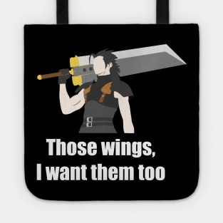 Sad Zack Fair Quote Tote