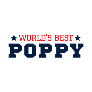 World's Best Poppy Father's Day T-Shirt T-Shirt