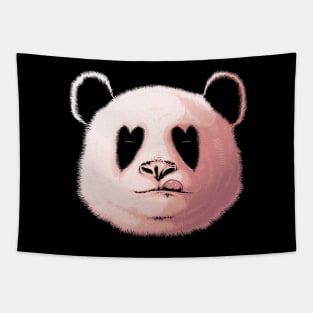 Panda in Love Tapestry