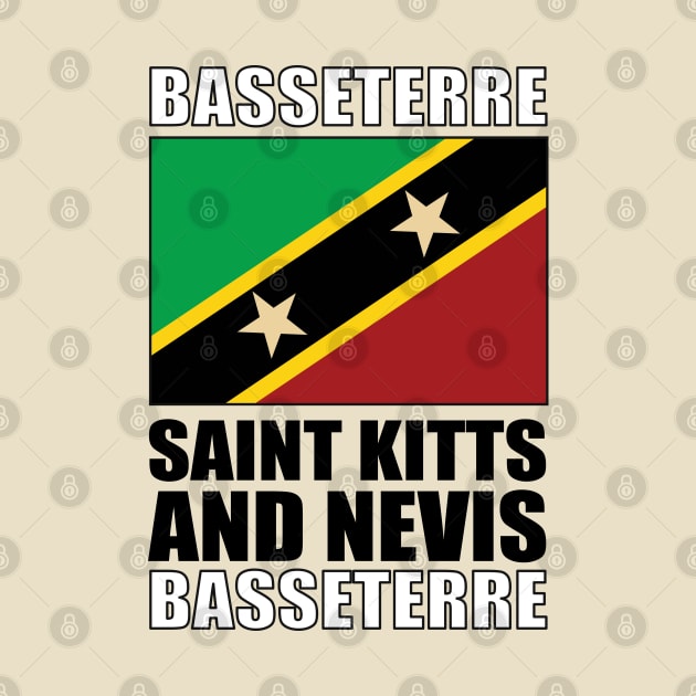 Flag of Saint Kitts and Nevis by KewaleeTee