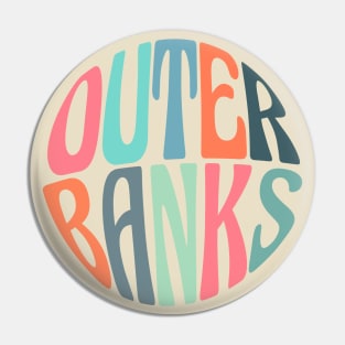 outer banks groovy retro light version (obx) Pin