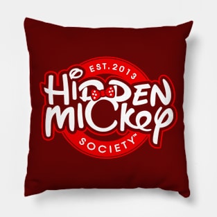 Rock the Dots White & Red HMS Logo Pillow