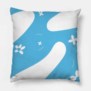 hand drawn pattern Pillow