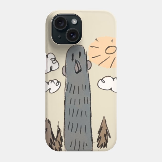 Hilda Sketchbook Jorgen Giant Phone Case by StebopDesigns