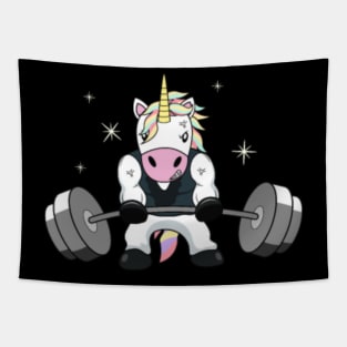 Weightlifting Unicorn- Tapestry