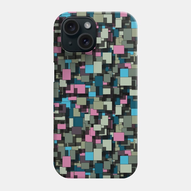 Pixelated Mosaic Tile Pattern Phone Case by Brobocop