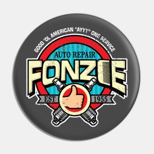 Fonzie Auto Repair Pin