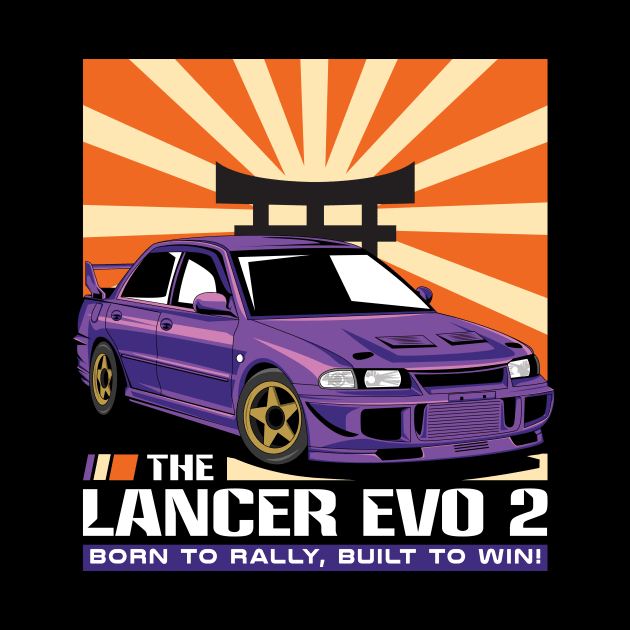 Lancer Evolution 2 JDM Car by milatees