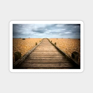 Dungeness Beach Walkway Magnet