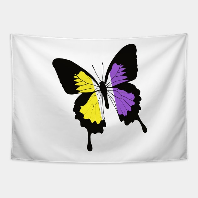 Non-binary Butterfly Tapestry by notastranger