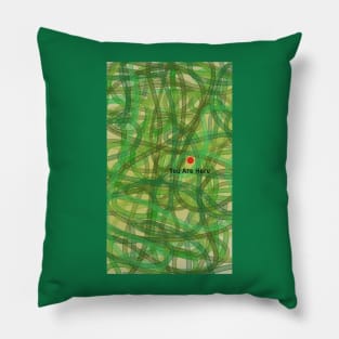 Map art Pillow