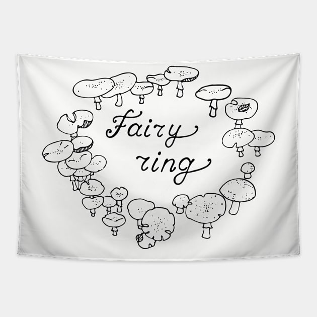 Fairy ring Tapestry by senkova