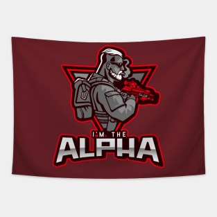 I'm The Alpha (4) Tapestry