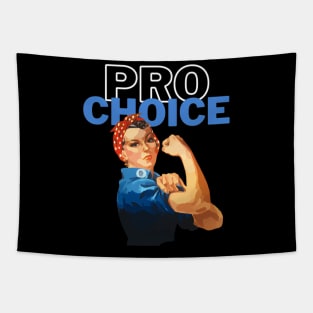 Pro-Choice Rosie Riveter Tapestry