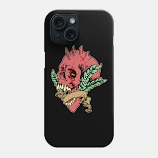 rage of skull Phone Case