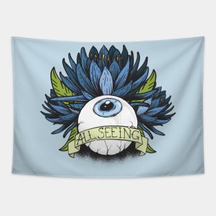 All Seen Eye Design Tapestry