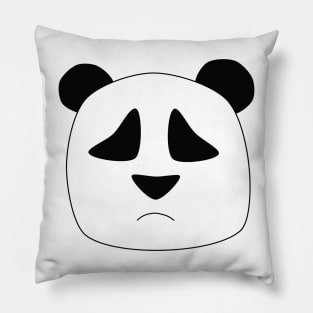 Sad Panda Pillow