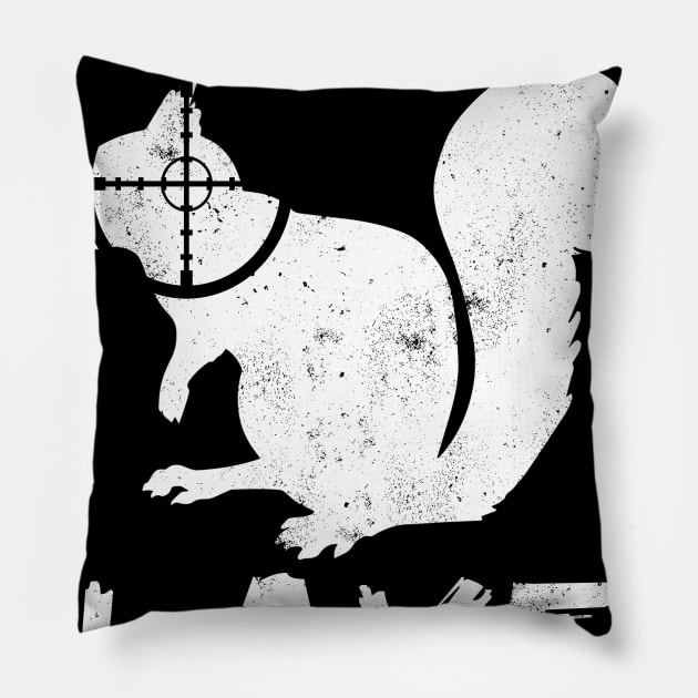 Hunting Hunter Hunt Stag Deer Hunting Antler Gift Pillow by Tee__Dot