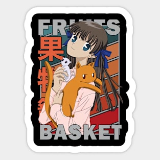 Fruits Basket Kyo and Tohru Sticker kiss and hug Season 3 Holo