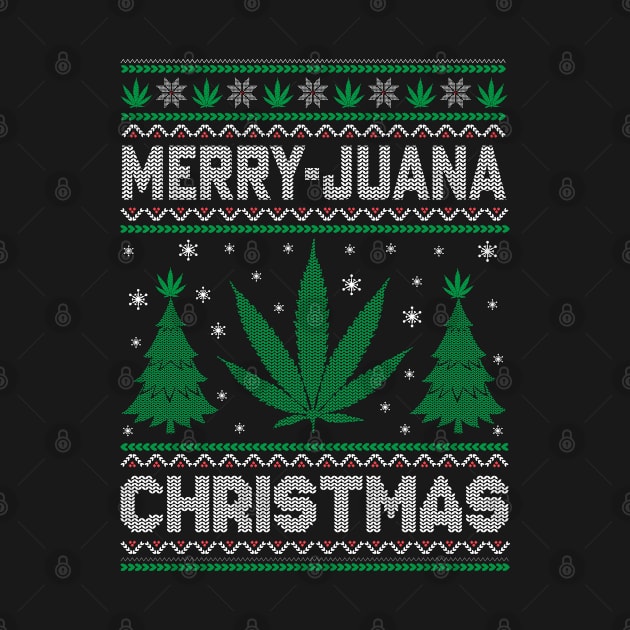 Merry Juana Christmas by Little Blue Skies