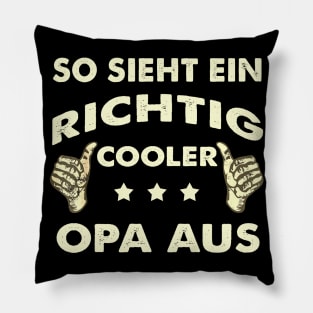 SO SIEHT EIN RICHTIG COOLER OPA AUS Pillow