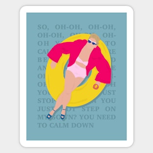 lover lyrics— taylor swift “lover” Sticker for Sale by annagcrow