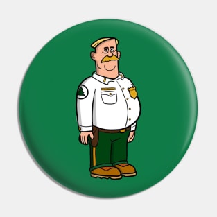 Brickleberry - Woodrow Johnson - National Park Ranger Pin