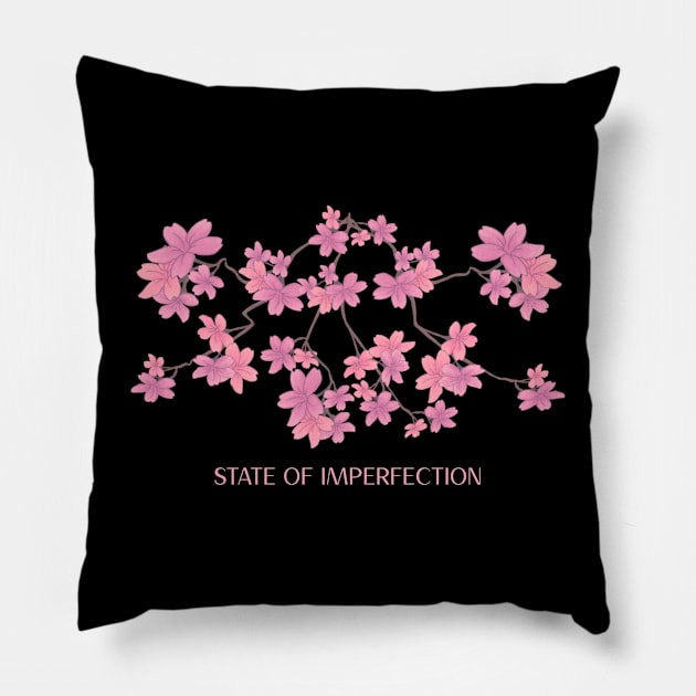 state of imperfection Pillow by BON23