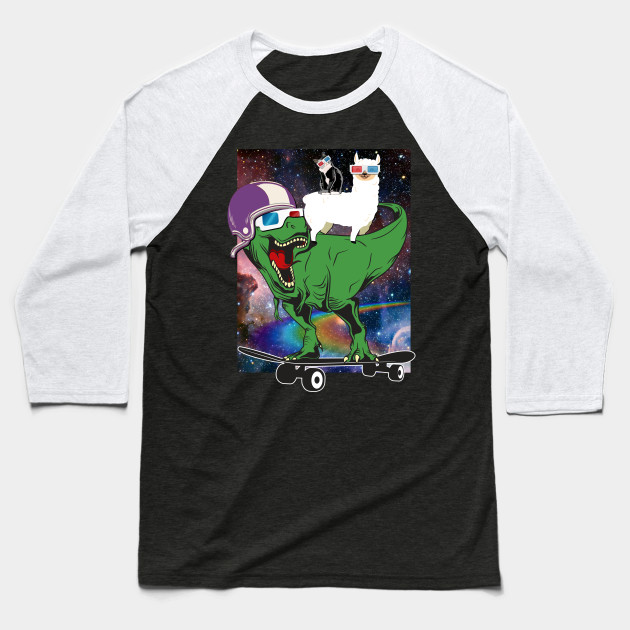 Cat On Llama On T Rex Dinosaur Skateboard 3d Glasses Gift