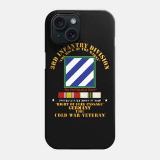 3rd ID - Right of Passage - Germany w Cold War SVC Phone Case