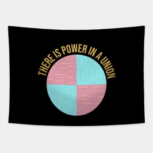 there is power in a union Tapestry