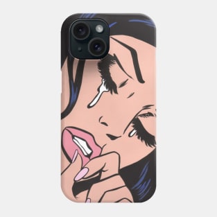 Sad Comic Girl Phone Case