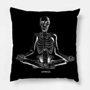 Namaste Skeleton Yoga Pillow