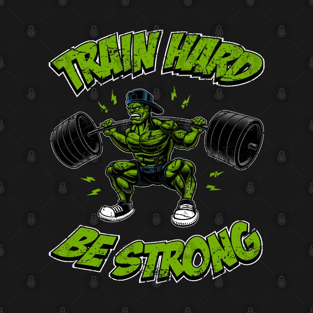 Train hard, be strong, fitness by RockabillyM